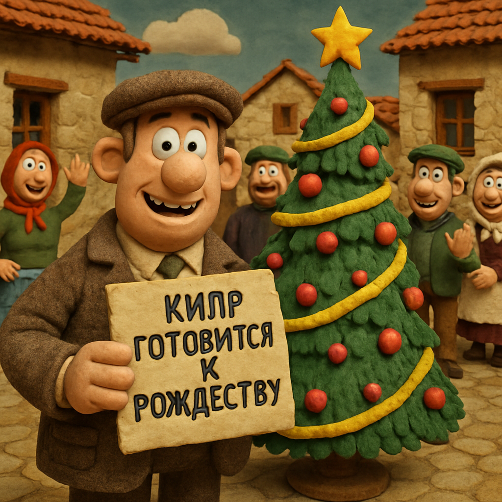 Кипр готовится к Рождеству и уже объявлены рождественские деревни.