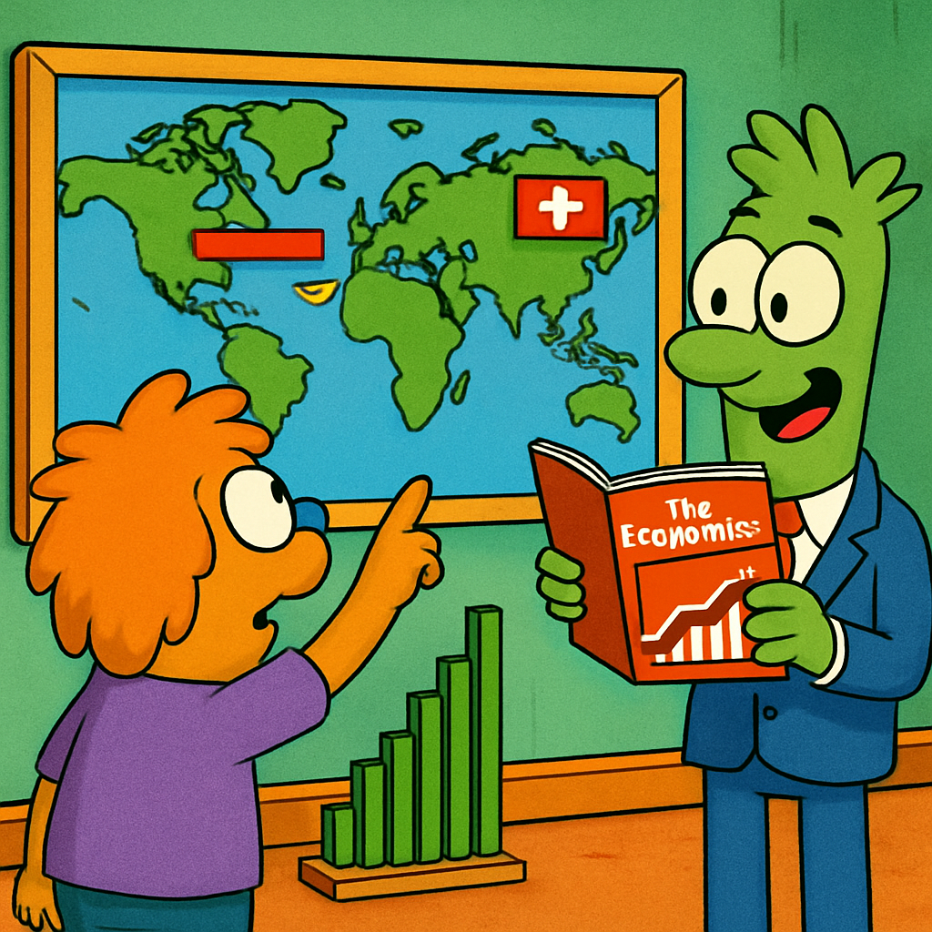 Среди 178 стран, оцененных журналом The Economist, Кипр расположился в середине рейтинга благосостояния.