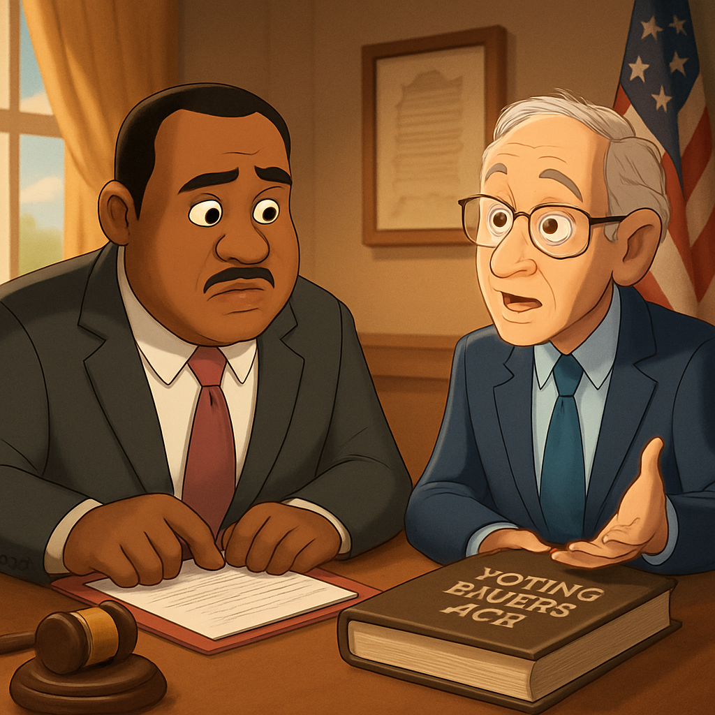 Martin Luther King’s son and Norm Ornstein, a leading scholar of voting rights, discuss a case that could hollow out the Voting Rights Act.