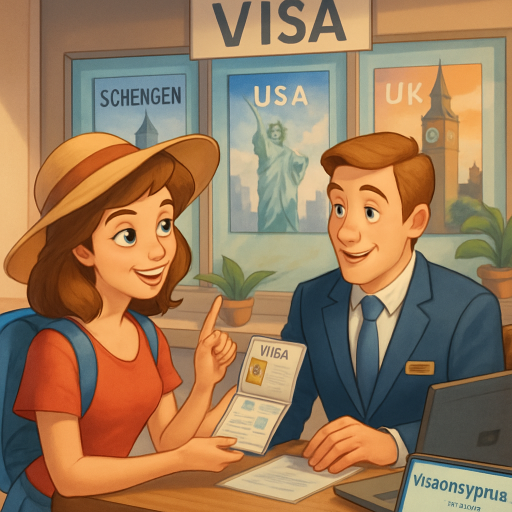 Tourist visas for Schengen, USA, or UK without risks and hassles from the official partner of our channel www.