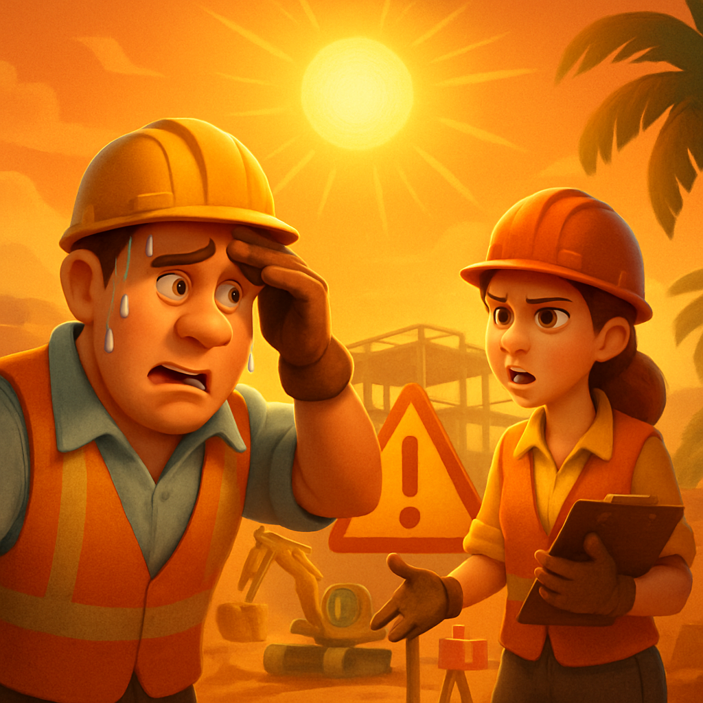 Этим летом «оранжевые» и «красные» предупреждения, выпущенные метеослужбой Кипра, привели к проведению 310 проверок рабочих мест, где во время жары все работы должны быть приостановлены.