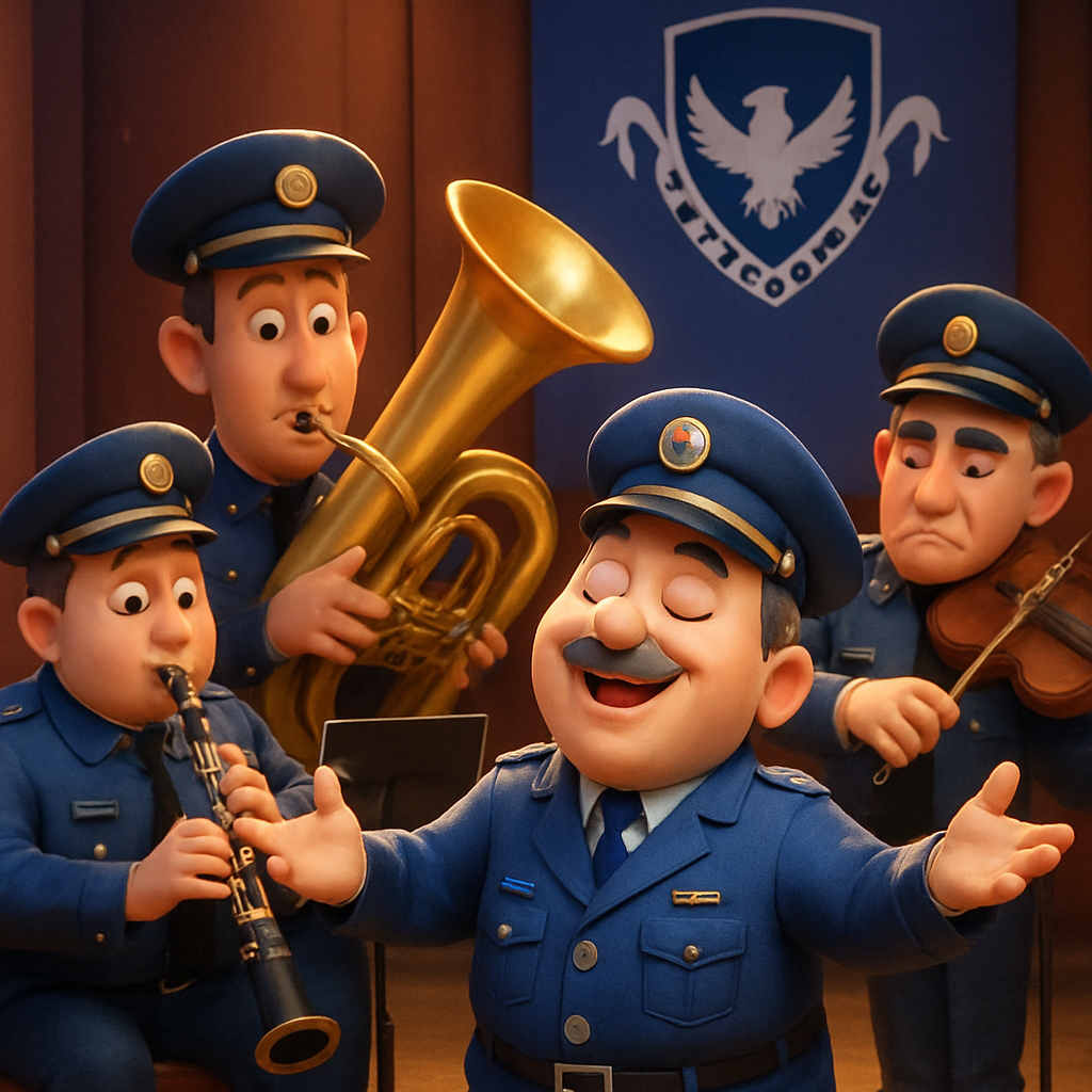 Концерт оркестра полиции Кипра.