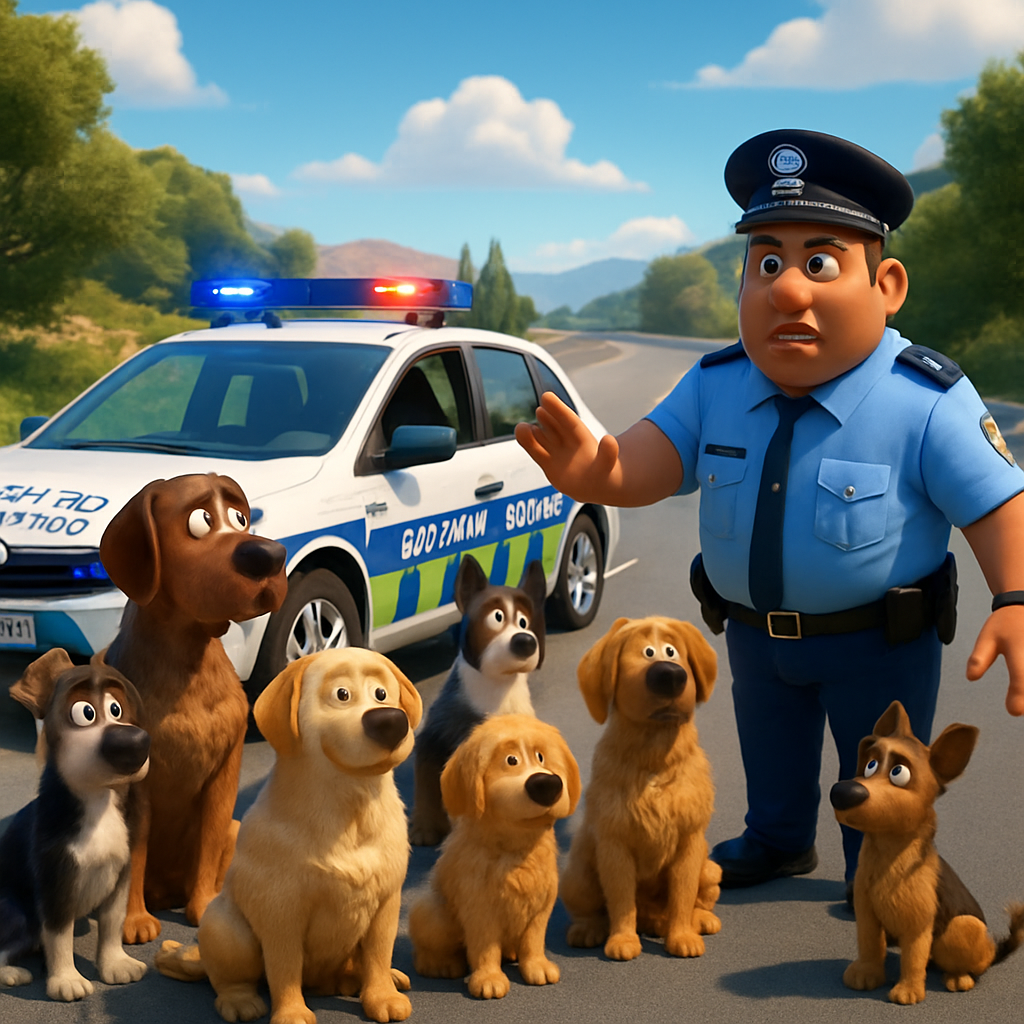 Полиция Кипра была вынуждена сегодня направить своих сотрудников на шоссе Никосия-Цери, чтобы убрать с дороги стаю собак, которая заблокировала проезд.