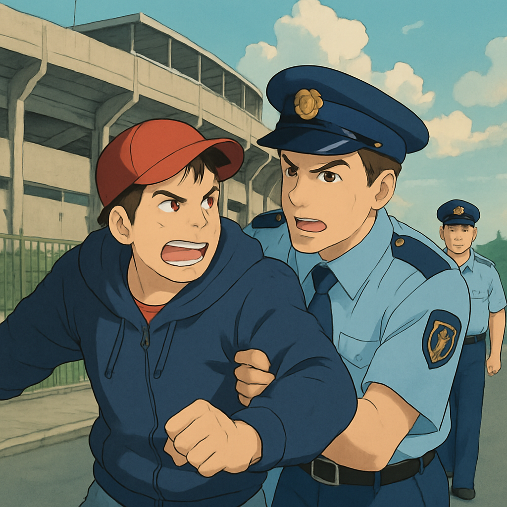 25-летнему фанату, напавшему на полицейского перед футбольным матчем в Ларнаке, запретили посещать все стадионы до суда.