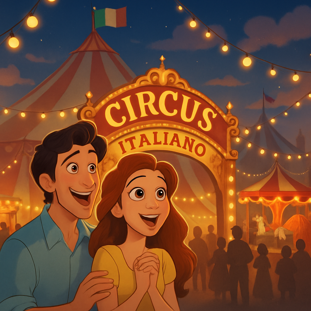 Italian circus Atmosphere arrived in Limassol.