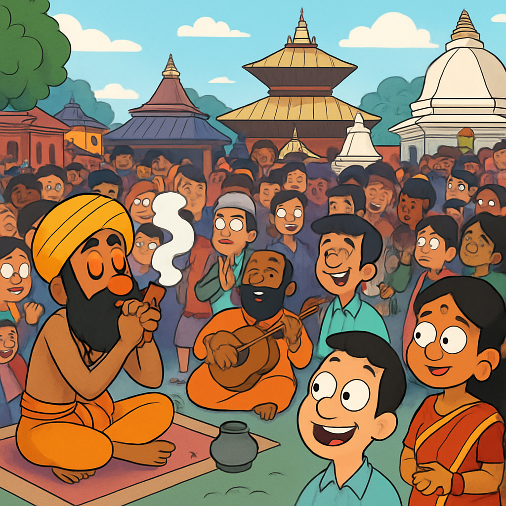 Crowds thronged Kathmandu’s Pashupatinath Temple for Shivaratri, where worship, music and a rare legal tolerance of marijuana marked the festival.