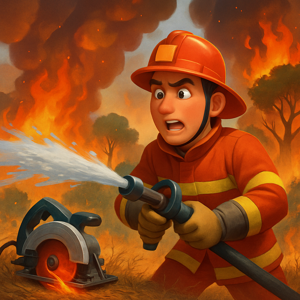 Пожар, вспыхнувший днем в общине Гераса, район Лимассола, взят под контроль.