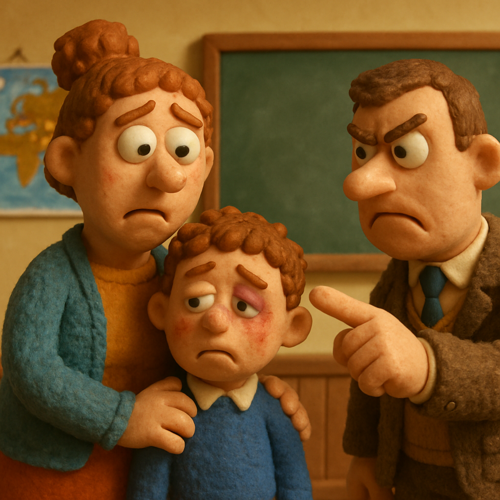 In Paphos, the mother of a six-year-old student reported to the police that a teacher used physical force on the child, resulting in facial injuries.