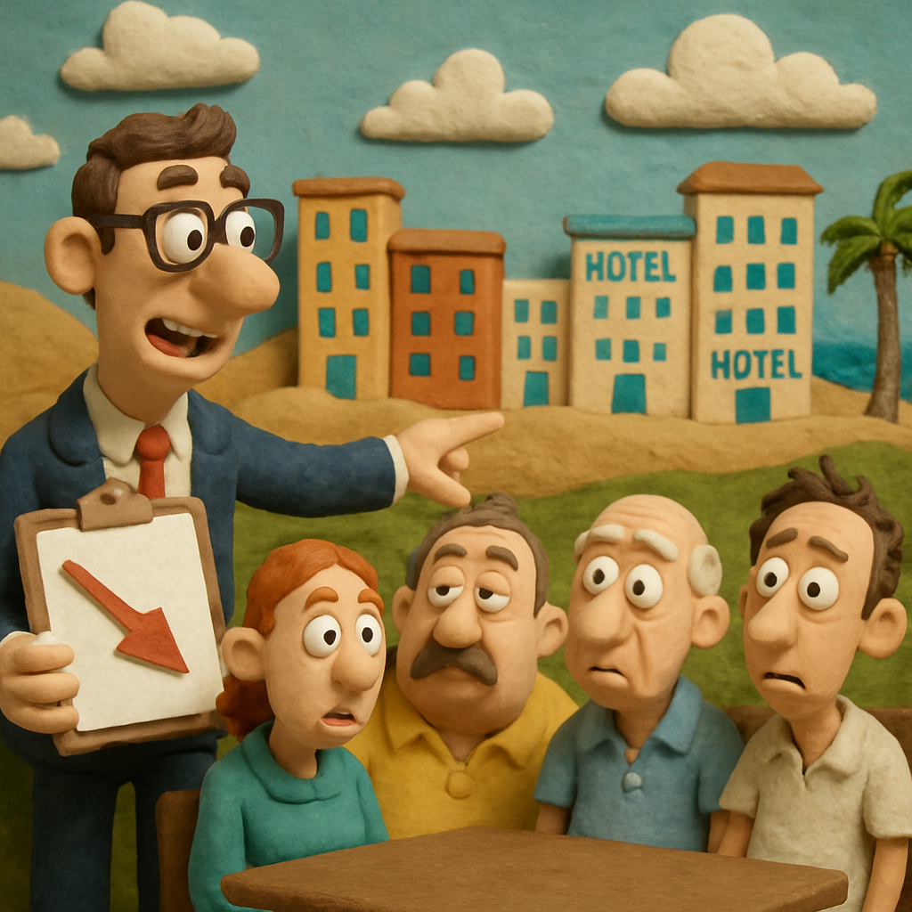 According to the audit service report, five hotels in Ayia Napa are paying the state less rent than they should, given their income and the cost of the land on which they are located.