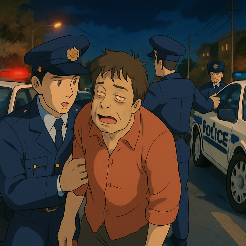 En el área de Larnaca, un conductor ebrio fue arrestado por numerosas violaciones de tráfico, incluyendo chocar con dos coches patrulla.