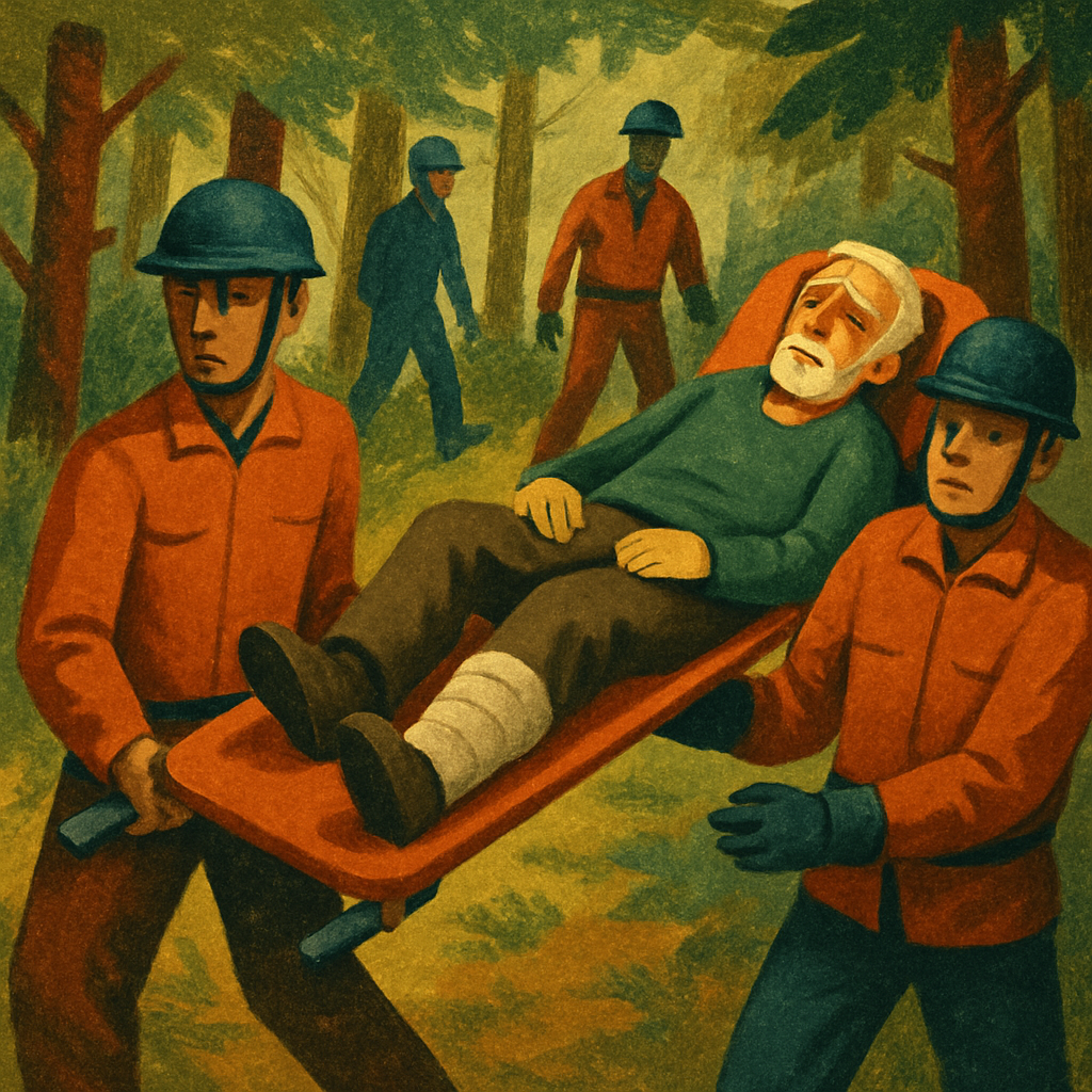 В Троодосе 62-летний мужчина упал в лесу и подвернул ногу.