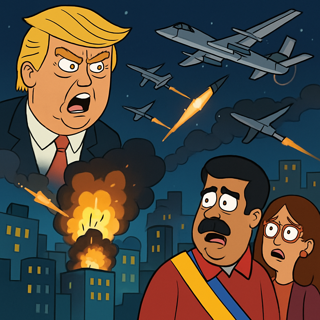 In a surprise attack overnight on Saturday, the United States launched strikes against Venezuelan capital Caracas and other cities.