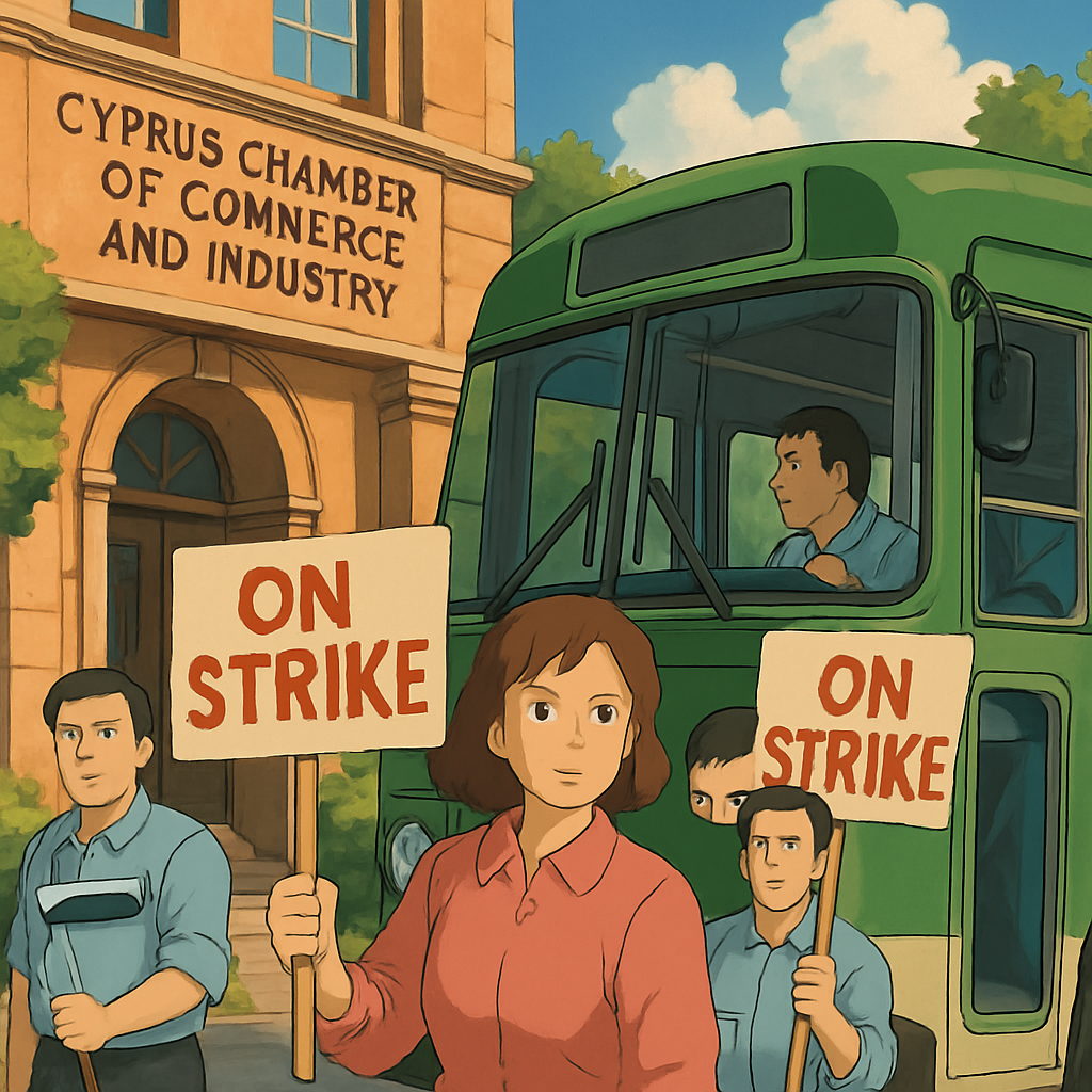 Торгово-промышленная палата Кипра обеспокоена бессрочной забастовкой, объявленной профсоюзом транспортных работников Кипра, которая должна начаться в понедельник, и предупреждает о серьезных рисках для экономики и цепочки поставок.