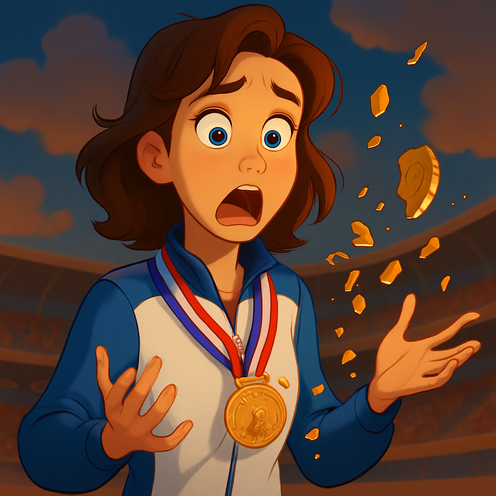 Plus, Olympic medals are falling apart — again.