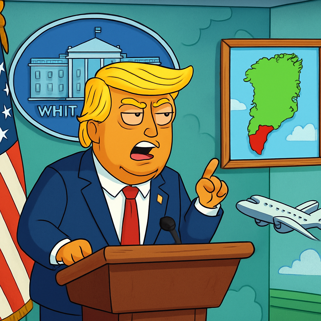 US President Donald Trump made an unexpected appearance at the White House briefing room ahead of his trip to the World Economic Forum in Davos, as tensions rise over Greenland and threats loom of a deepening trade war between the US and Europe.