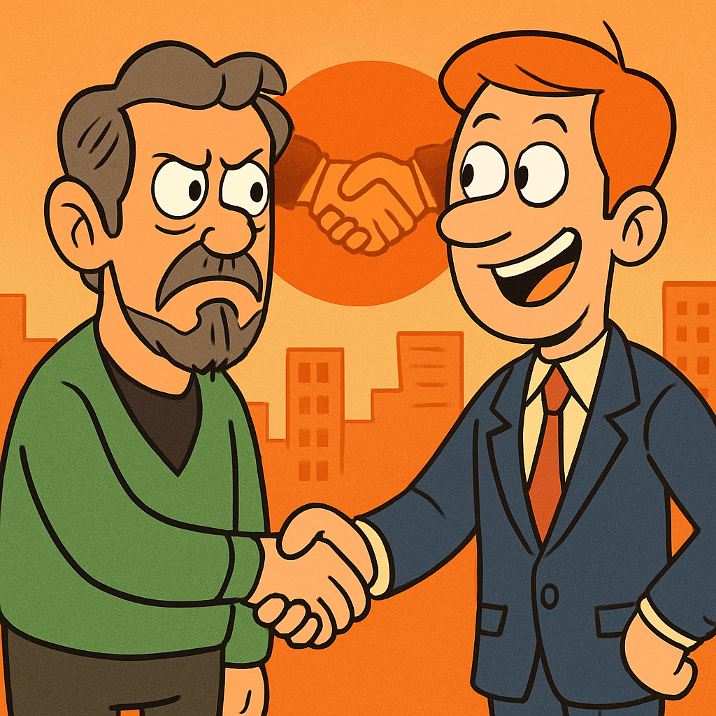 Larry and David Ellison didn’t always have a close relationship.