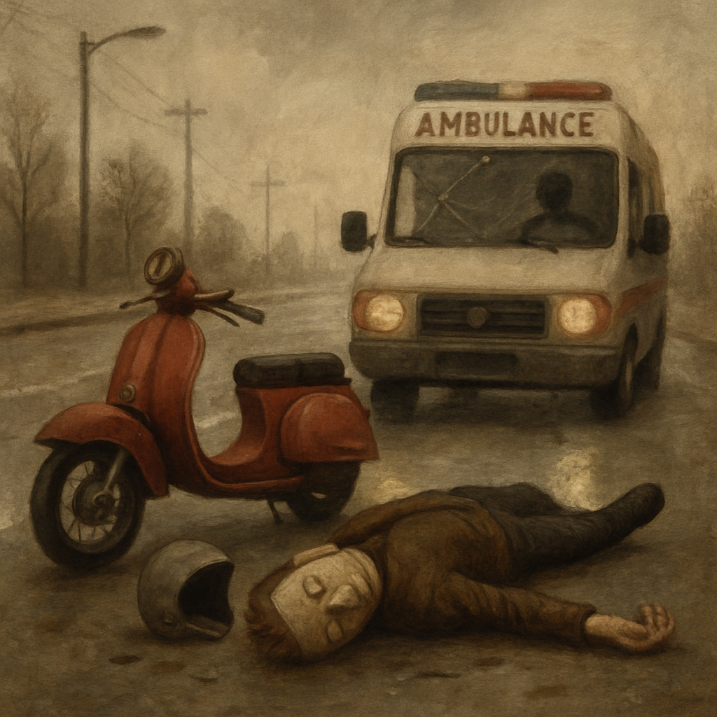 A moped driver died today from injuries sustained in a traffic accident in Avgorou in January.