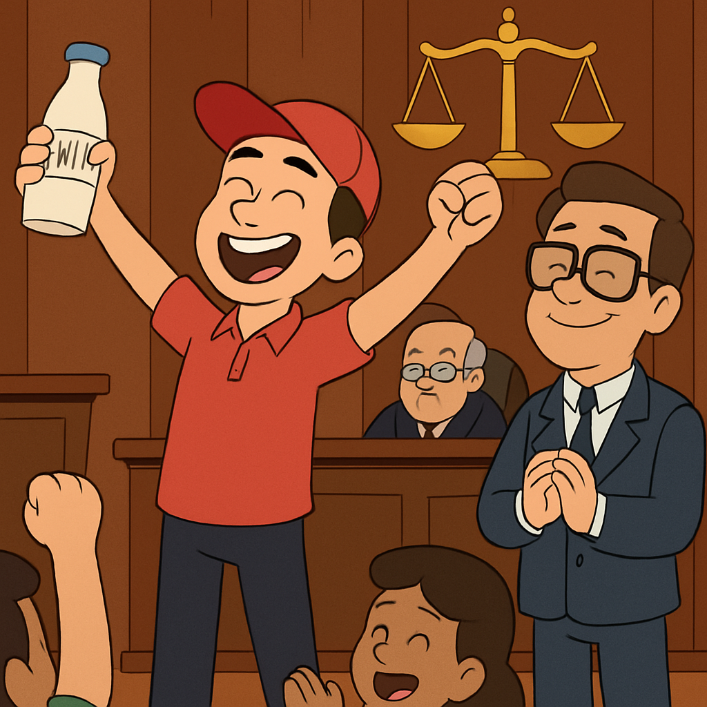 На Кипре после пяти лет судебного разбирательства оправдали курьера, которого обвиняли в краже молока.