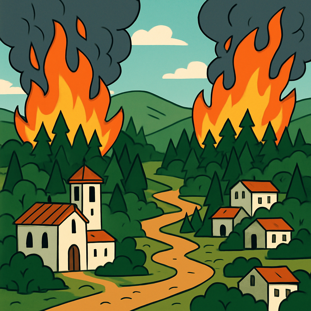 Днем в районе Лимассола локализованы два лесных пожара, вблизи деревень Кивидес и Дора.