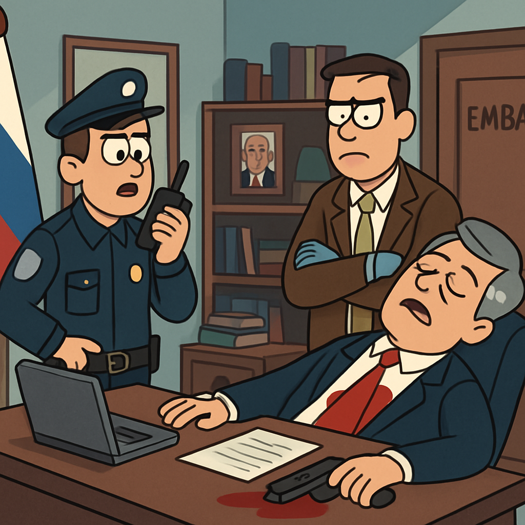 On January 8, a high-ranking diplomat was found dead in the office of the Russian embassy in Cyprus.