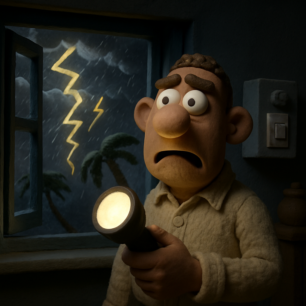 Due to bad weather in Cyprus, several areas have experienced power outages.