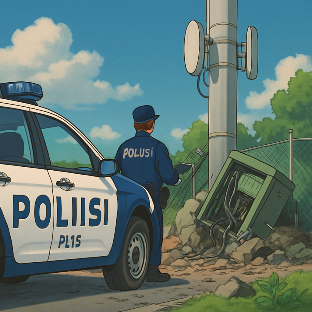 Helsinki police have opened an investigation into potential aggravated criminal damage and aggravated interference with telecommunications.