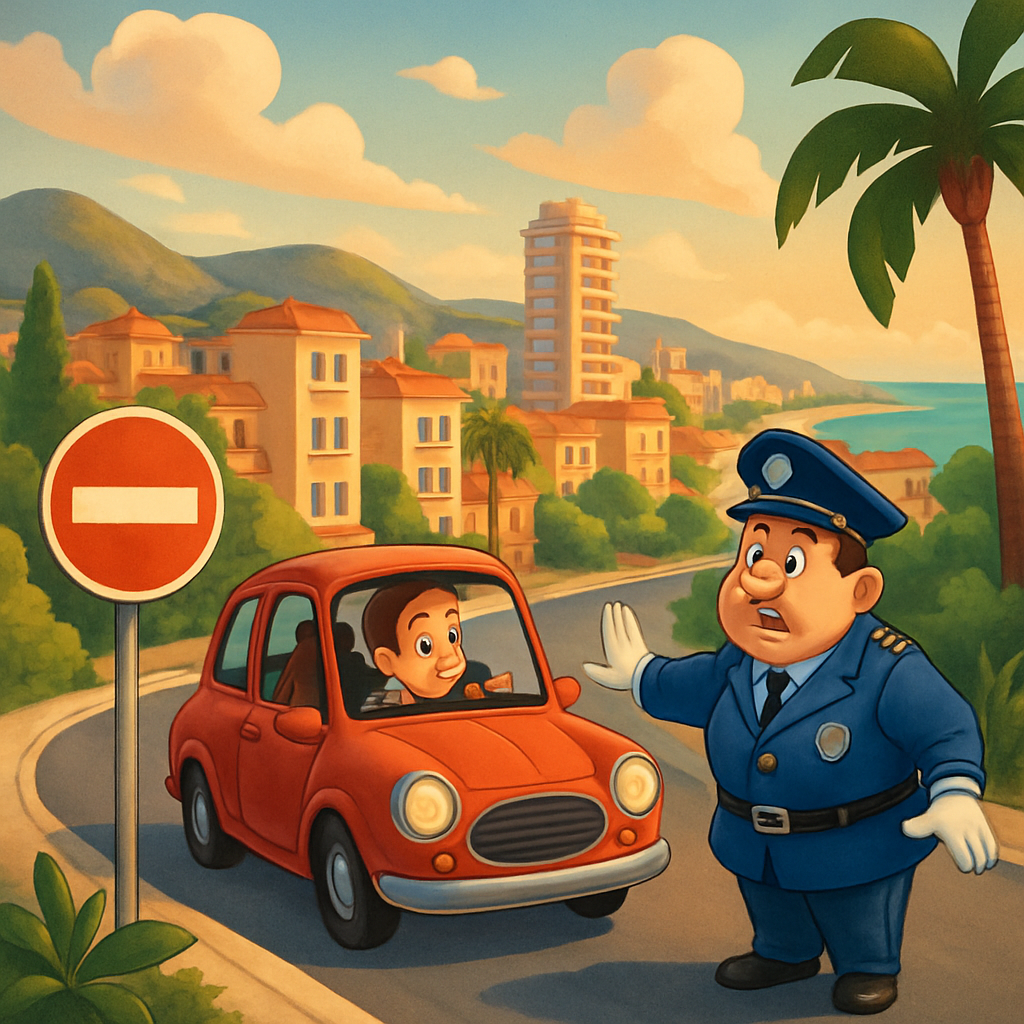 Лимассол, выезд из района Линопетра.