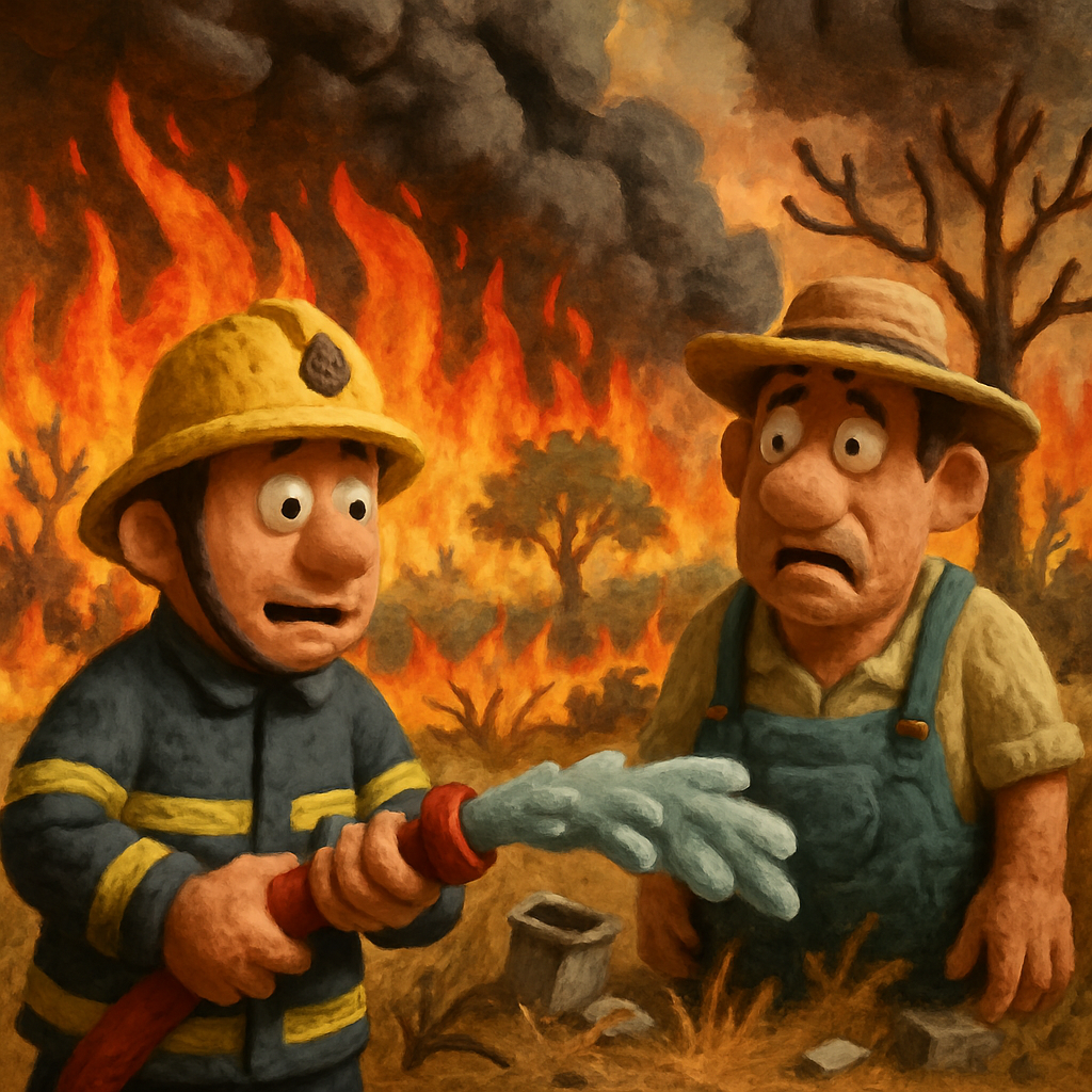 Пожар, охвативший около трех гектаров сухой травы, дикой растительности, деревьев и мусора в животноводческом районе Тсери, Никосия, удалось локализовать.