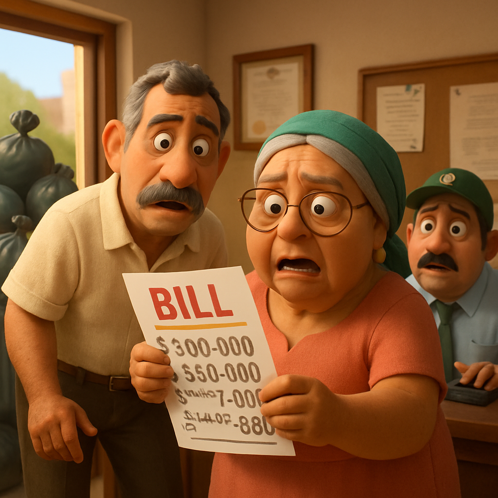 Жители деревни Перволия (Ларнака) получили ошибочные счета от муниципалитета — в некоторых случаях по 5–6 тысяч евро за вывоз мусора.