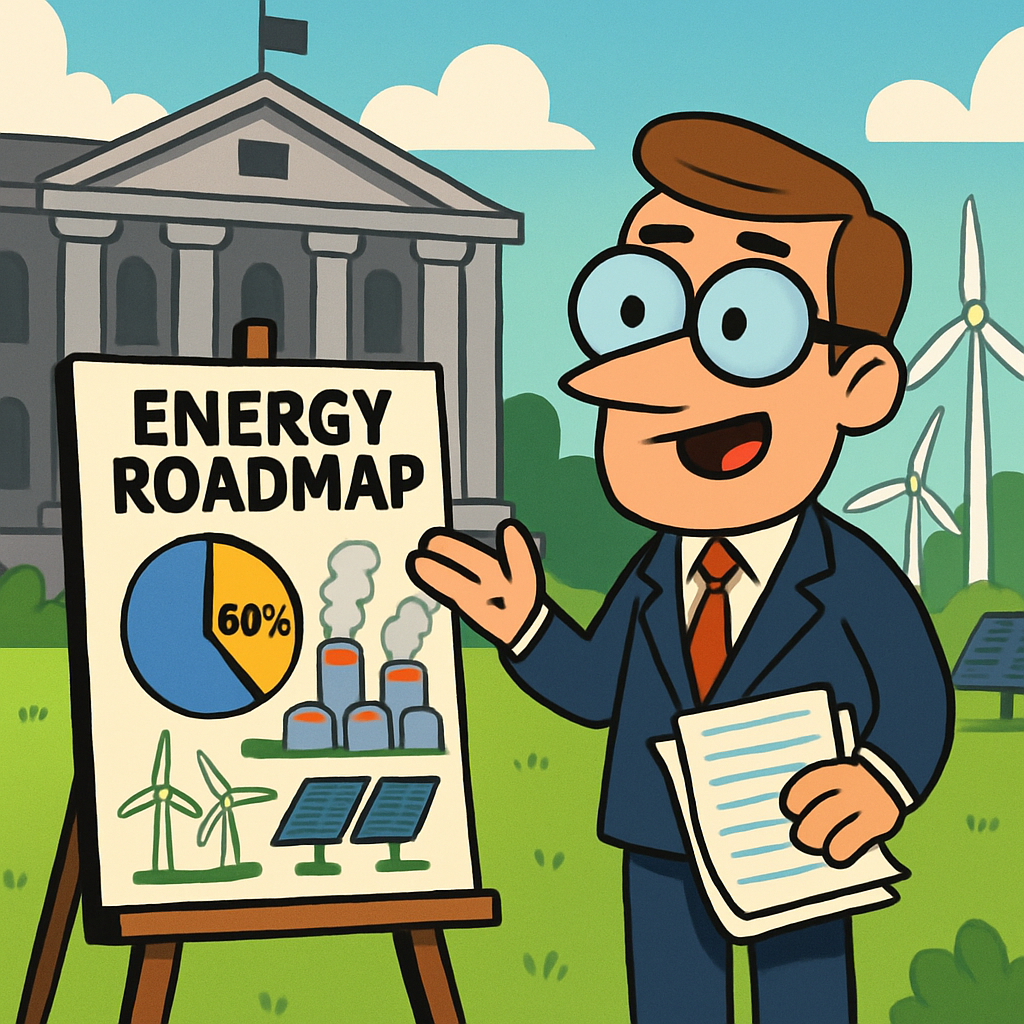 The government is preparing to publish a key energy roadmap, aiming for 60% electricity consumption by 2030, with six new nuclear reactors and a mix of renewable energies.