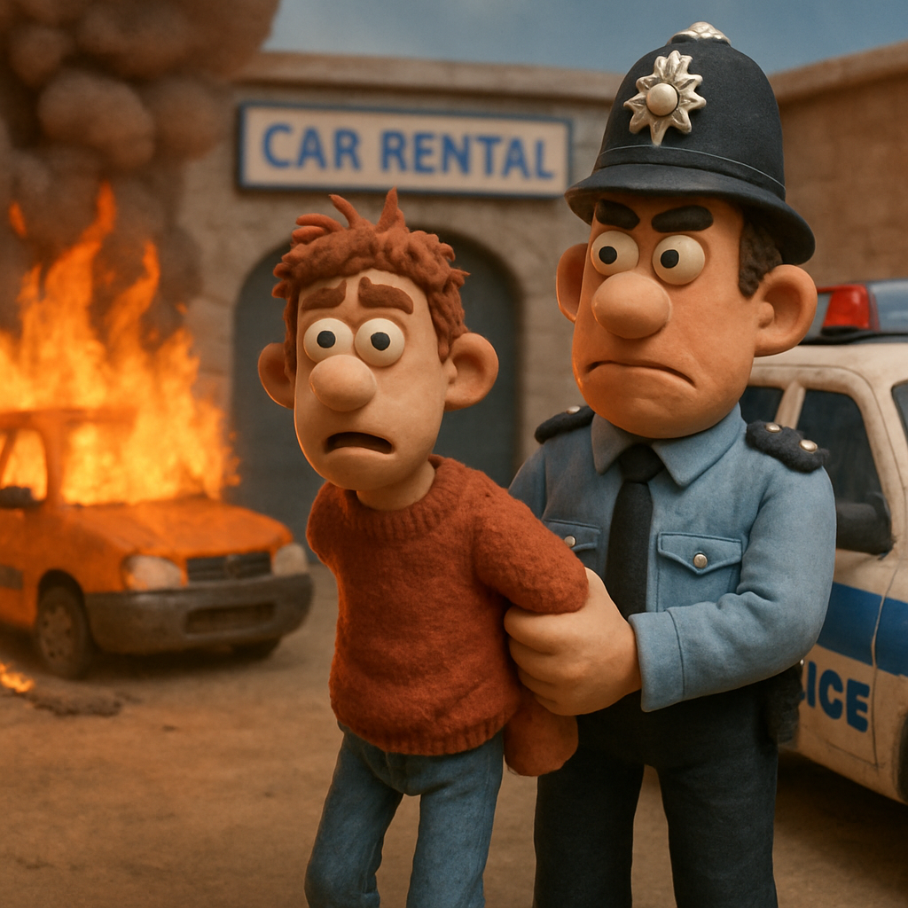 18-летний подросток арестован в связи с вооруженным нападением и поджогом в компании по прокату автомобилей в Пиле, Ларнака.