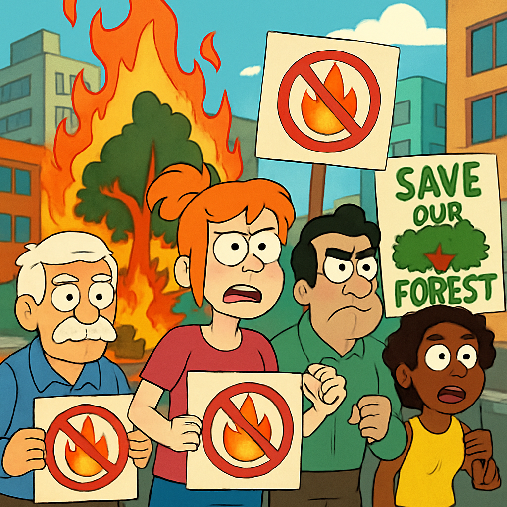 На сегодня, 1 августа, в центре Лимассола запланирована еще одна демонстрация по поводу пожаров.