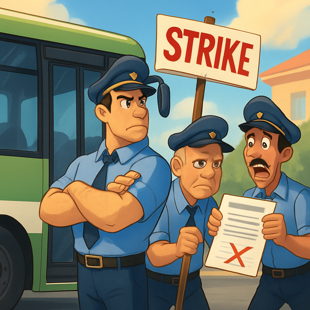 Водители автобусов Ларнаки отклонили предложение о новых условиях, представленное министерством труда, и их бессрочная забастовка продолжается.