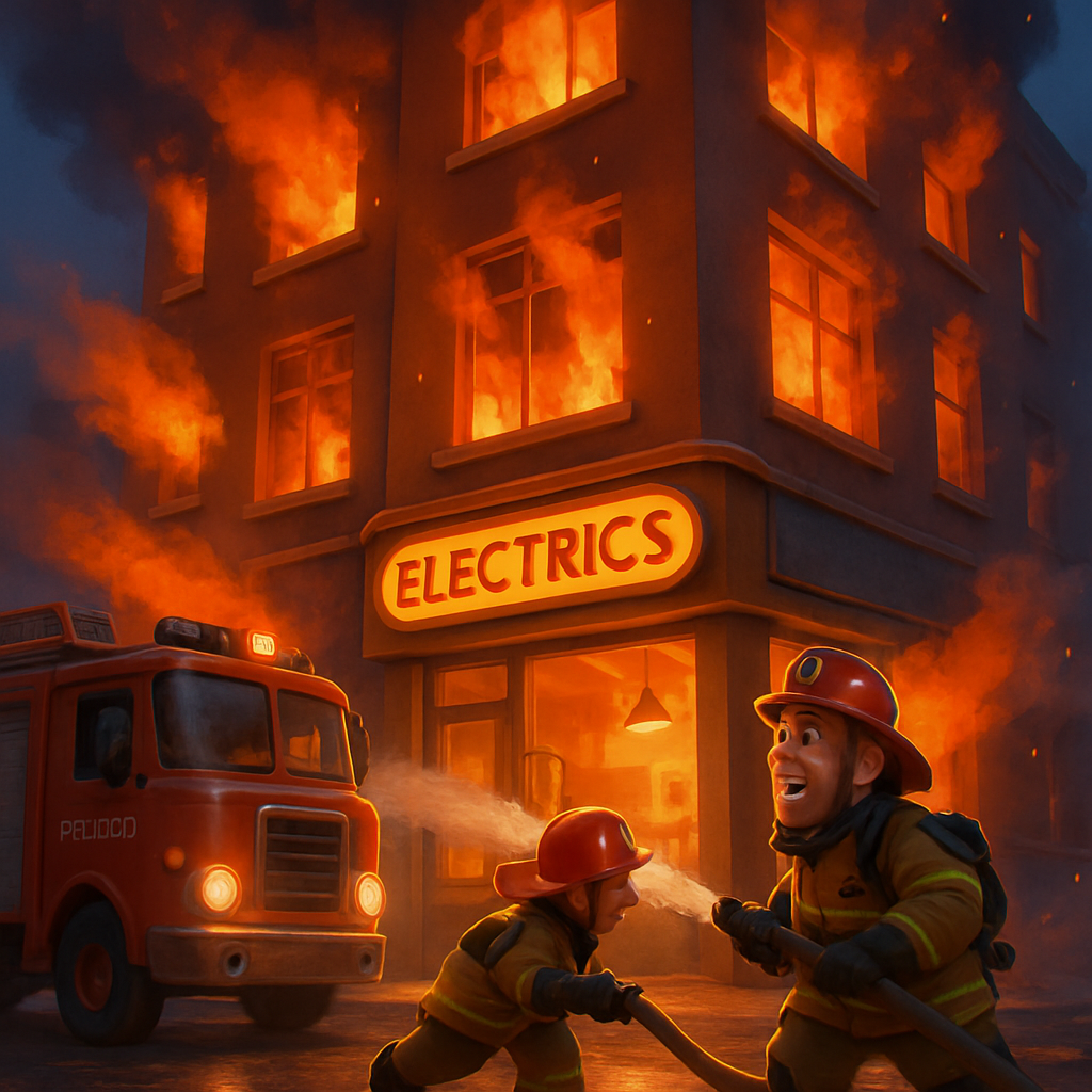 В Никосии в жилом доме вспыхнул пожар.