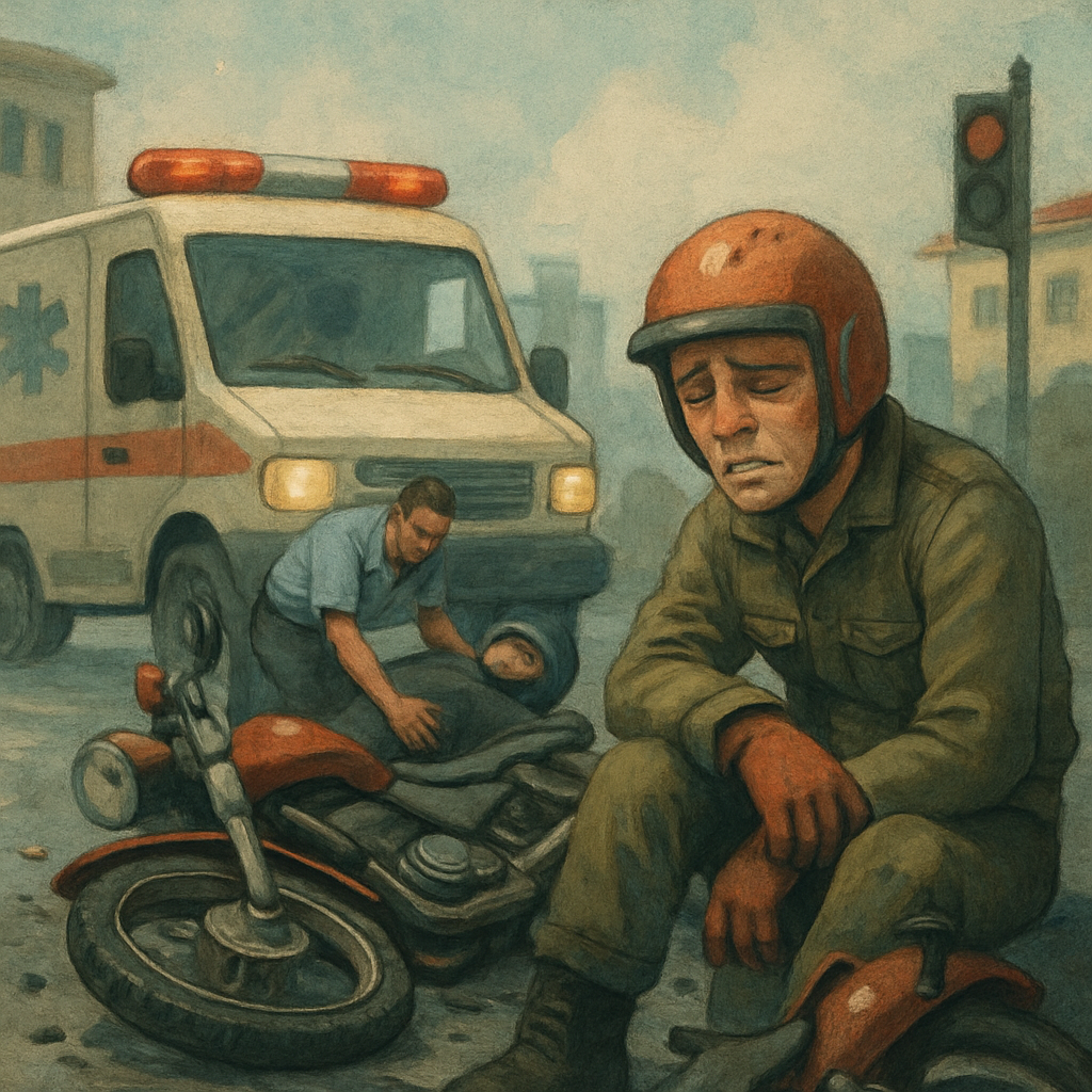 Two motorcyclists were injured in two separate accidents in Paphos.