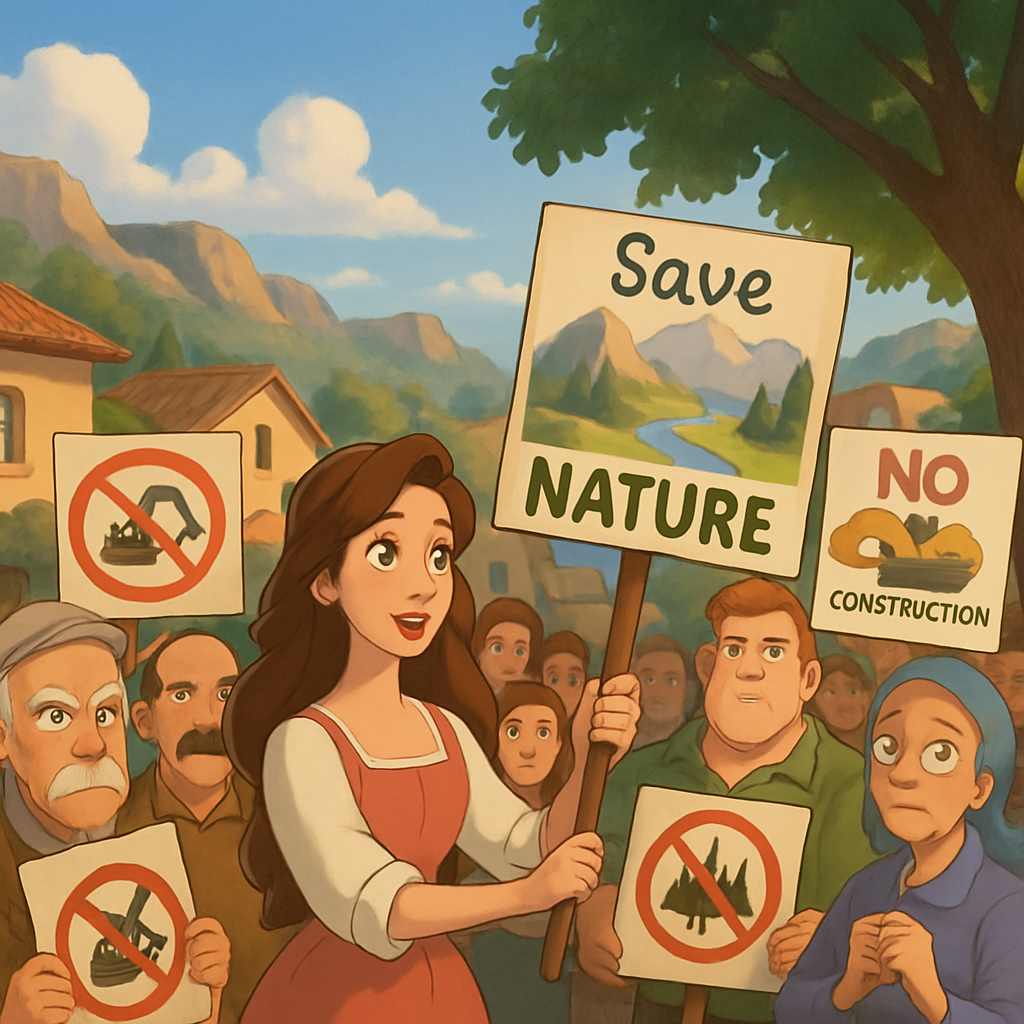 В Пейе (Пафос) утром прошла акция в связи с нарушениями, которые происходят на охраняемых территориях, как в Пейе, так и на Акамасе.