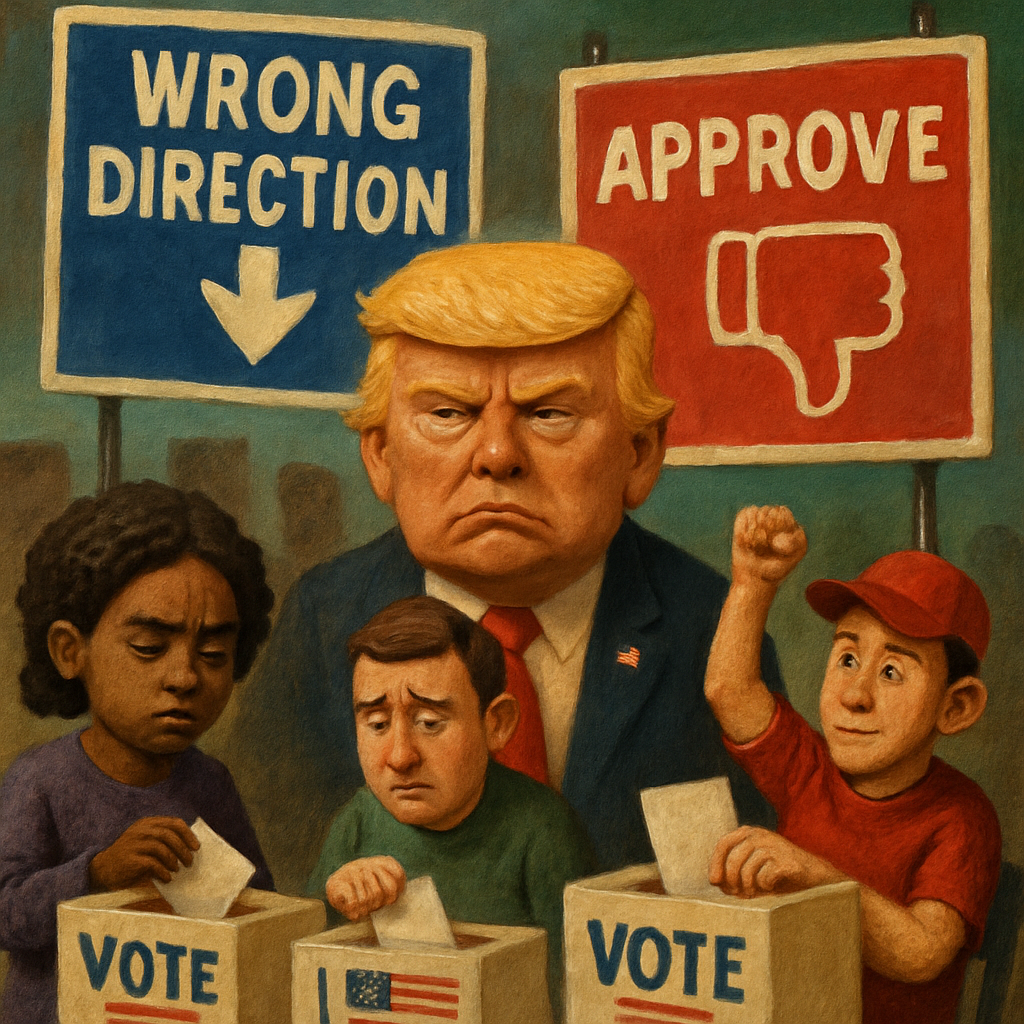 A majority of voters said that Mr.