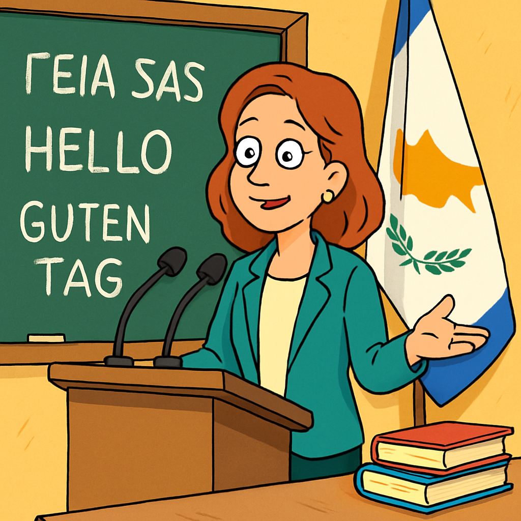 Министр образования Кипра подчеркнула важность многоязычия и поддержала введение ежегодных недель немецкого языка.