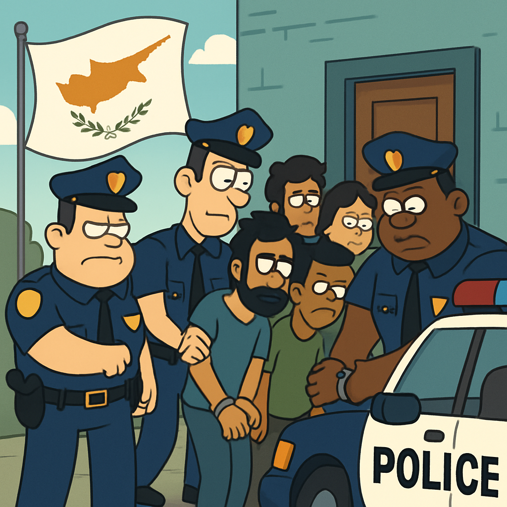 Сегодня в ходе полицейской операции арестованы более 30 граждан третьих стран, незаконно проживающих на Кипре.