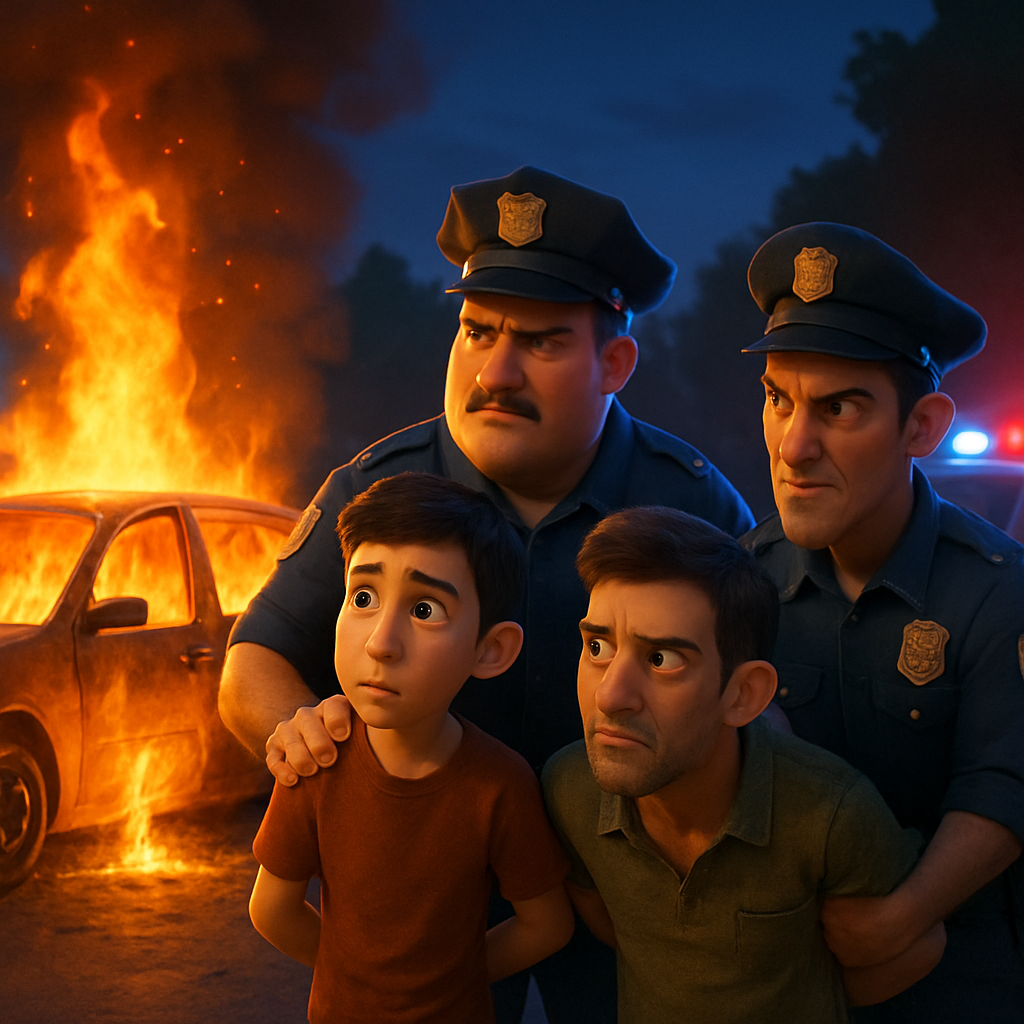 В Пафосе арестовали двух человек, 41 и 20 лет, за поджог автомобиля.