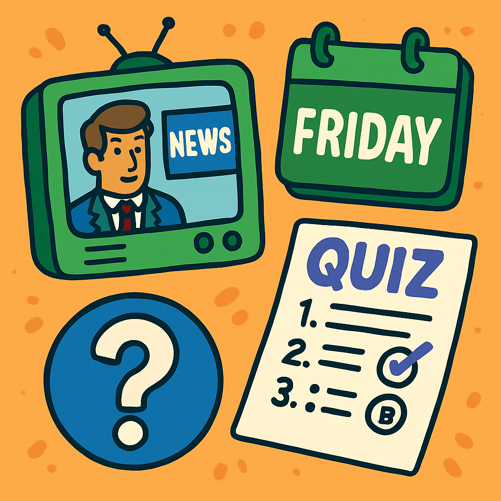 Plus, the Friday news quiz.
