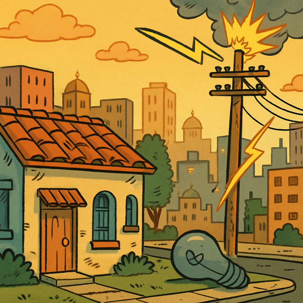 Due to a serious malfunction in the electricity transmission system, several areas of Nicosia have been left without power since 1:00 PM.