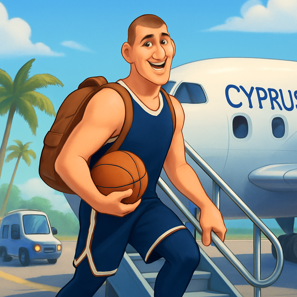 Лучший баскетболист планеты Никола Йокич прилетел на Кипр!