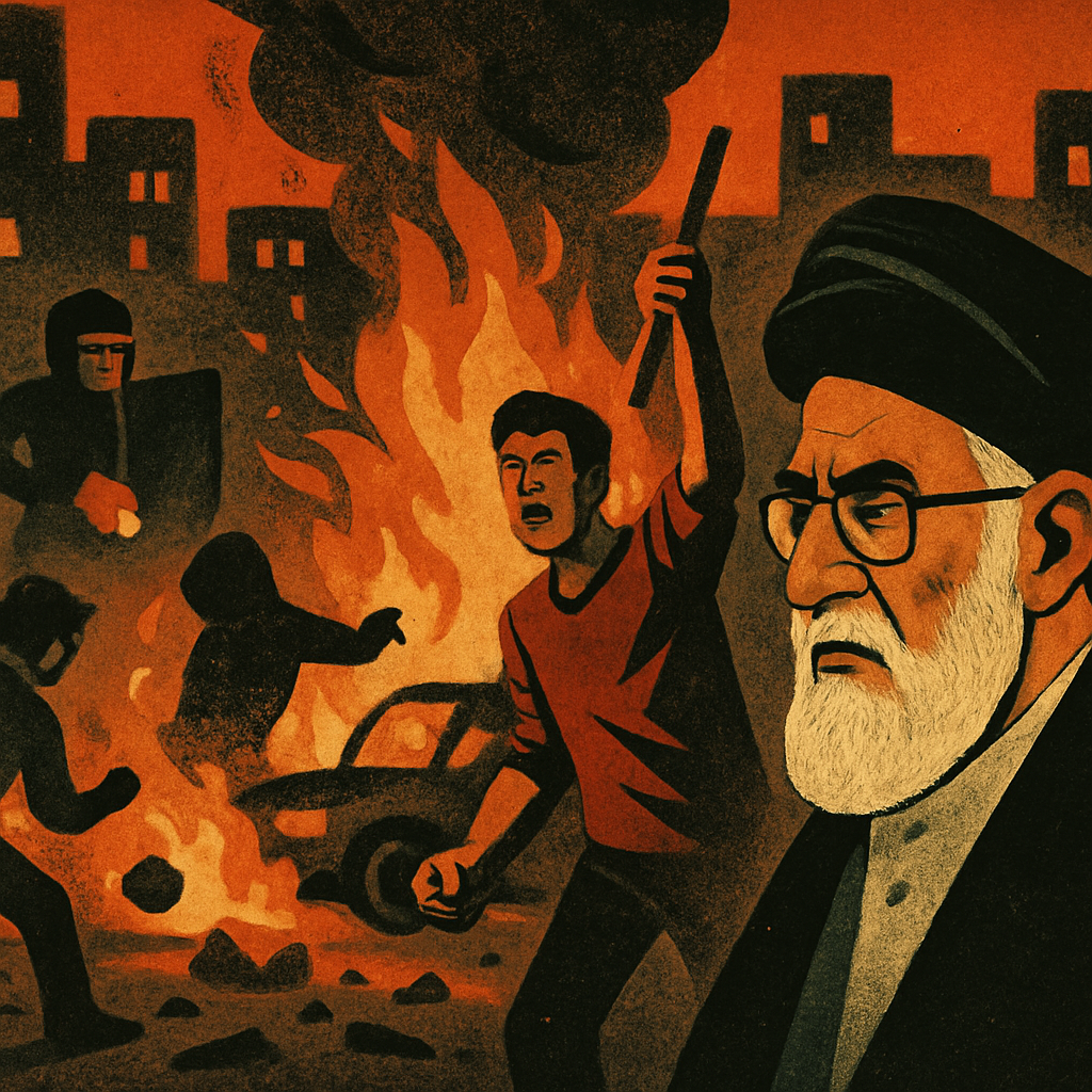 After days of fierce protest in cities around Iran, Ayatollah Ali Khamenei dismissed the demonstrations as vandalism and wanton destruction.