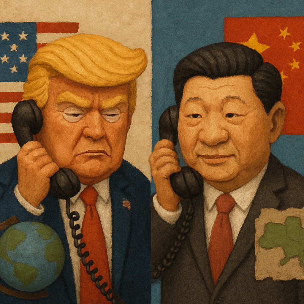 Trump said he held an “excellent” phone call with his Chinese counterpart Xi Jinping on Wednesday where the pair discussed many things, from trade to the war in Ukraine.