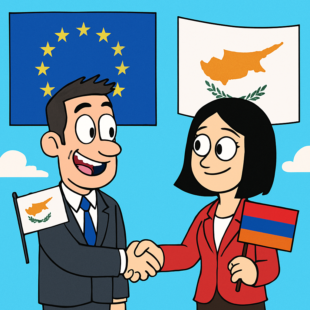 Кипр поддерживает курс Армении на сближение с ЕС и выражает признательность за постоянную поддержку, особенно в вопросе урегулирования кипрской проблемы.