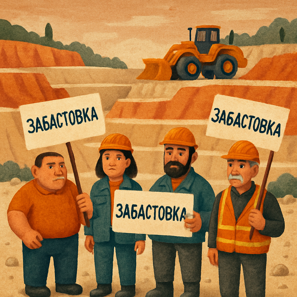 На Кипре началась забастовка рабочих трех карьеров в Ксилофагу, которые добиваются расширения зоны разработки карьеров с 2018 года.