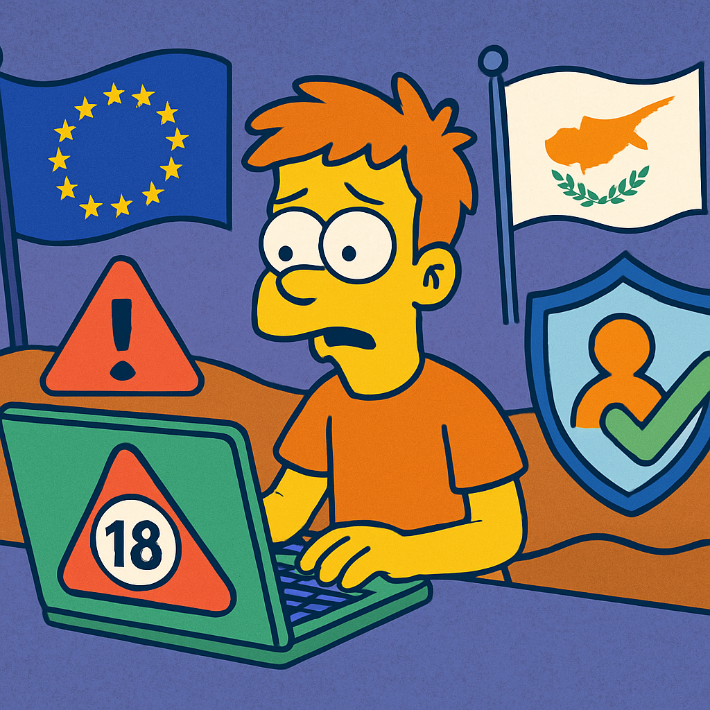 Кипр присоединился к европейскому пилотному проекту по разработке системы проверки возраста пользователей в Интернете.