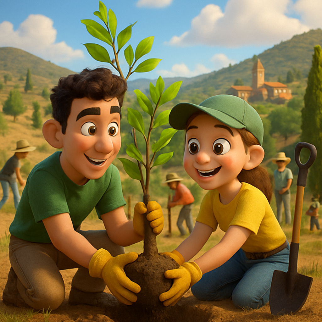 В общине Дения, в районе Никосии, пройдет масштабная посадка деревьев в рамках проекта You Reforest Cyprus.