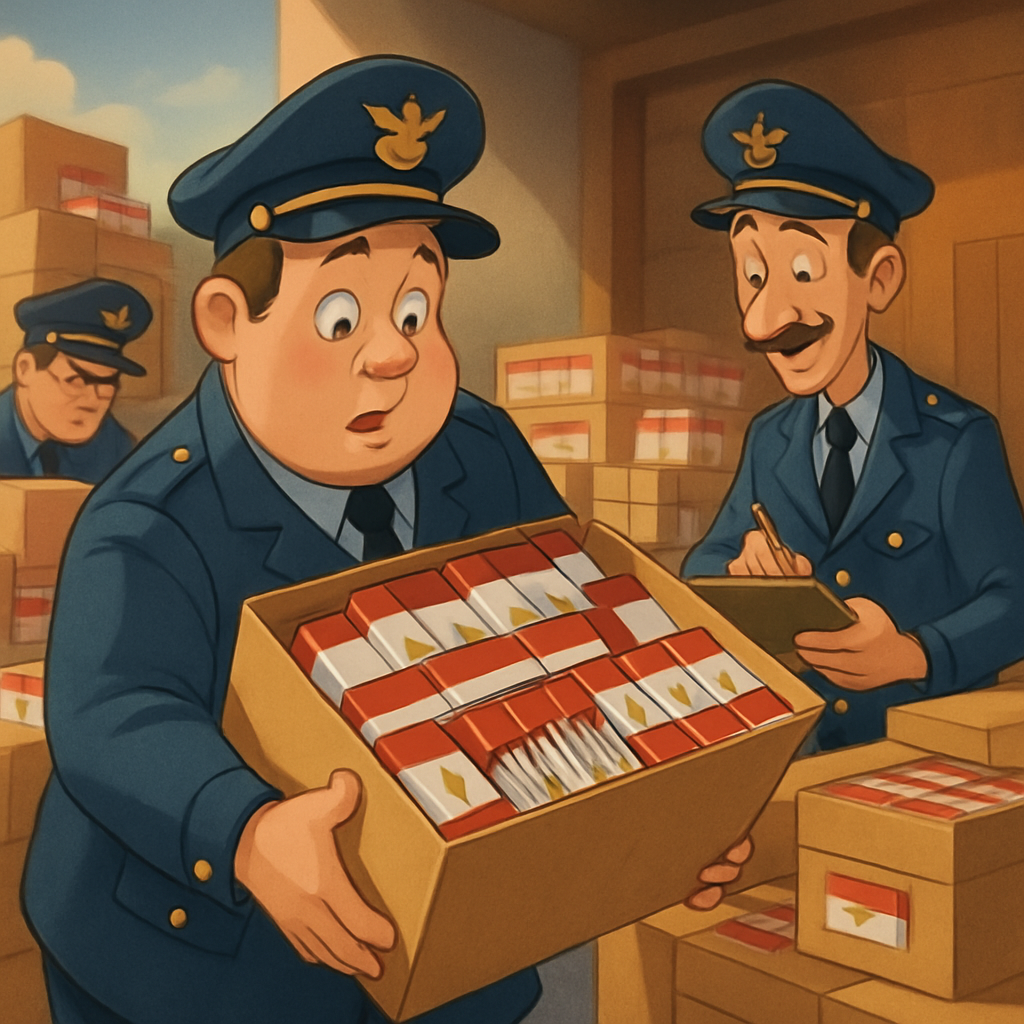 На Кипре изъяли более 10000 коробок контрабандных сигарет.